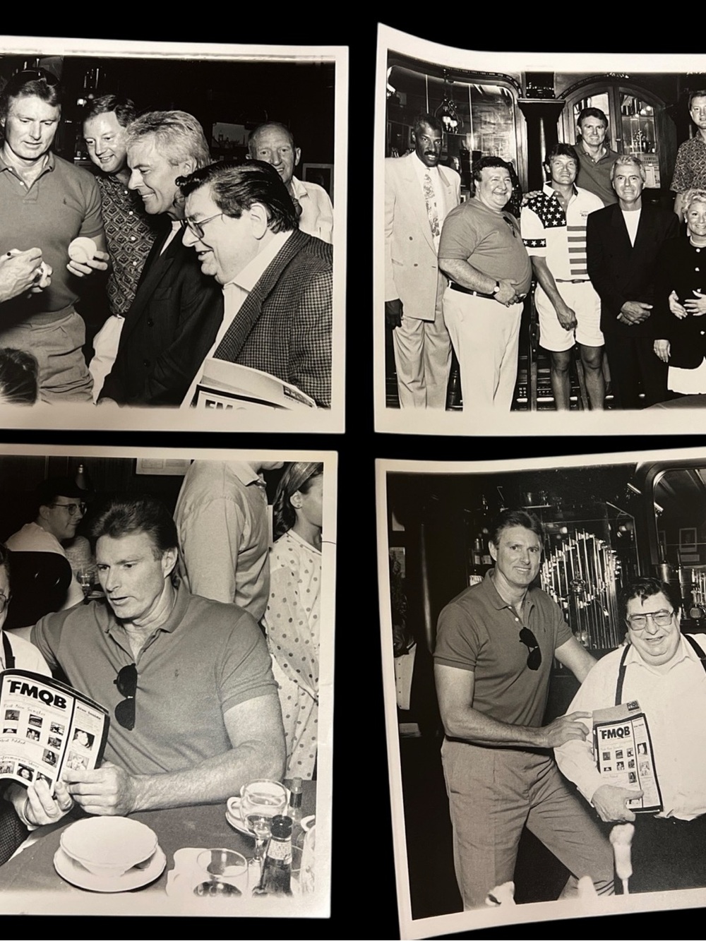 Vintage Original 8x10 B&W Phillies MLB baseball Celebrity Photographs
